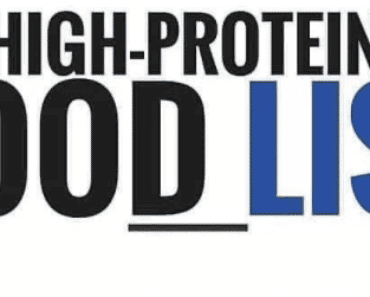 打印高蛋白质食物列表(22食物PDF)